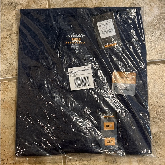 Ariat Other - Ariat Work Men’s Rebar Long Sleeve T-Shirt size XL-Tall Navy Heather